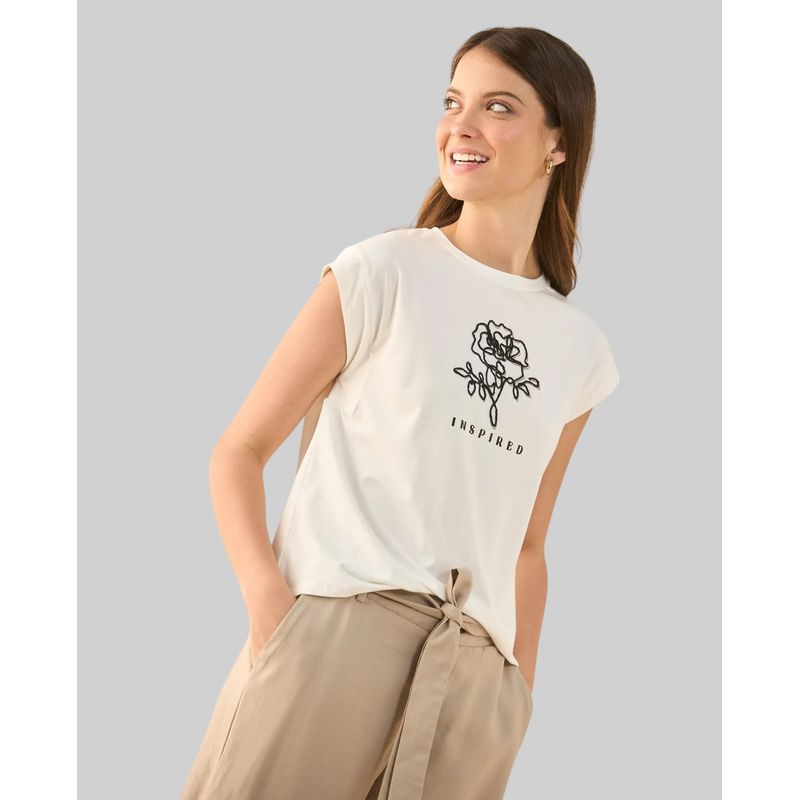 ESPRIT - Camiseta Esprit Mujer Estampada