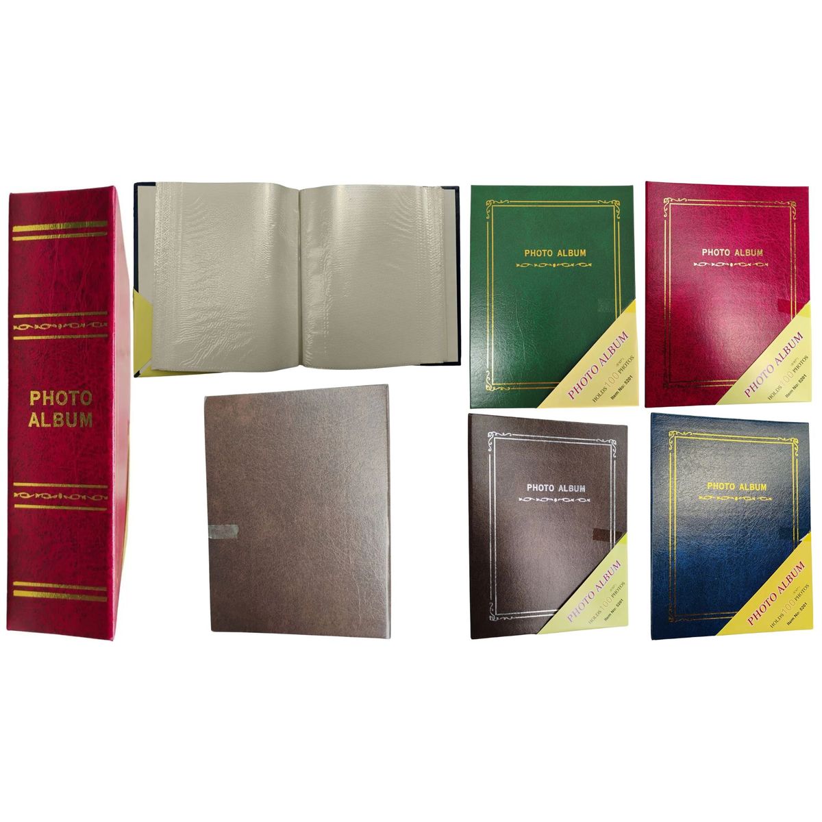 MAZUGI - Álbum De Fotos Fotografías Libro 100 Familiar Pasta Dura 5x7