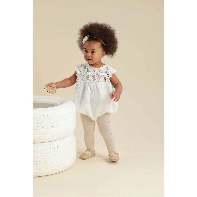 BABY SAMUU - Mameluco Floral - Luciana