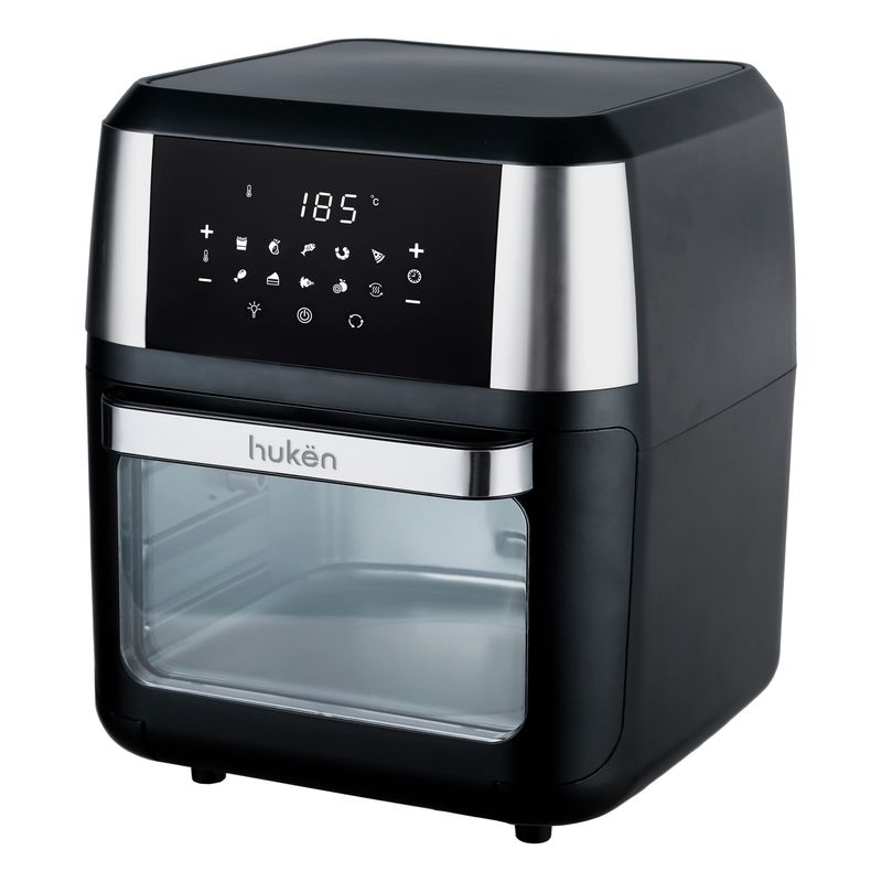 HUKEN - Freidora de Aire Multifuncional Premium Negro 12L Hukën®