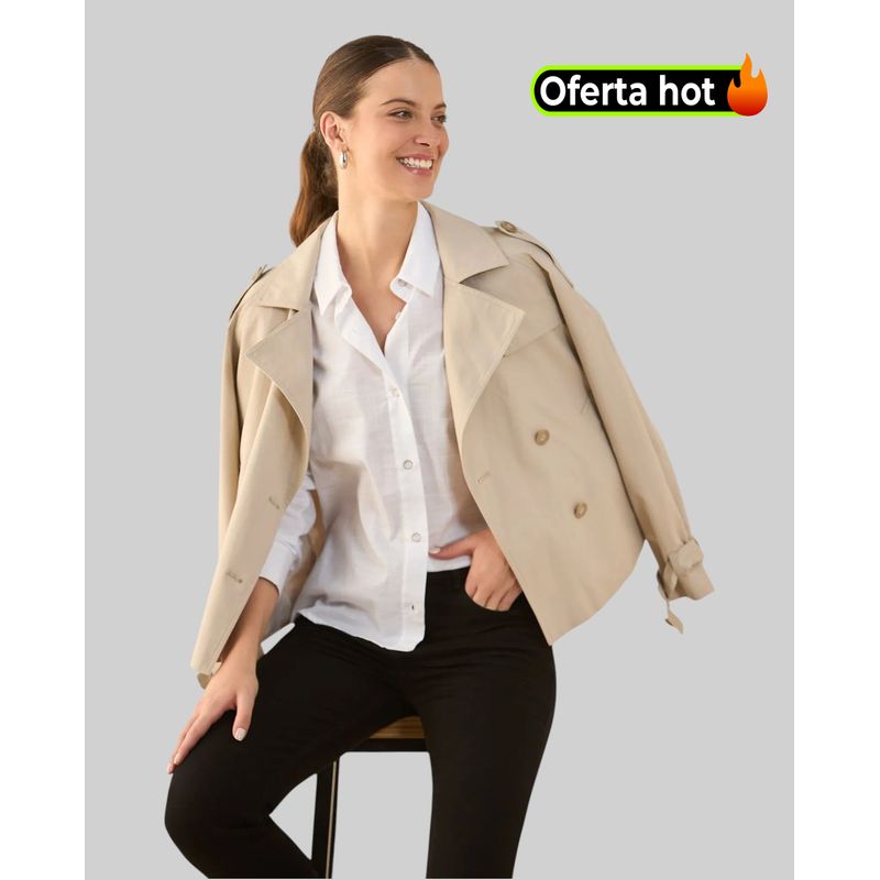ESPRIT - Camisa Esprit Mujer Diseño Abierto