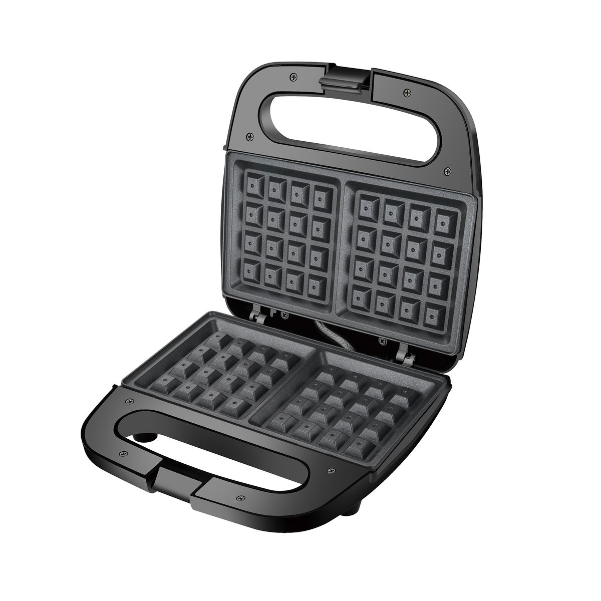 HUKEN - Wafflera Belga Power Ready 2 Rebanadas Acero Hukën