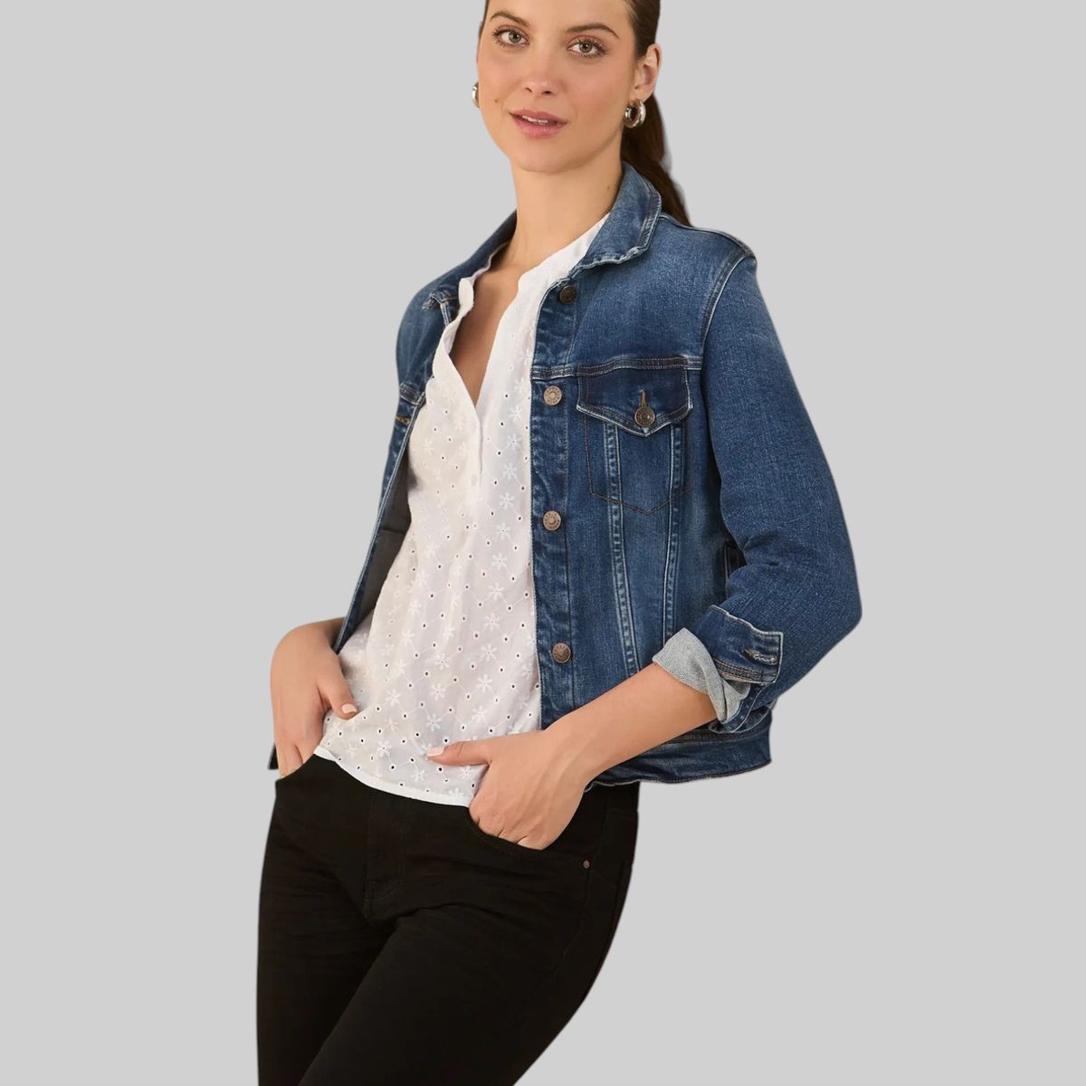 ESPRIT - Esprit Camisa para Mujer con Diseño de Flores - Blusa para Dama Cómoda