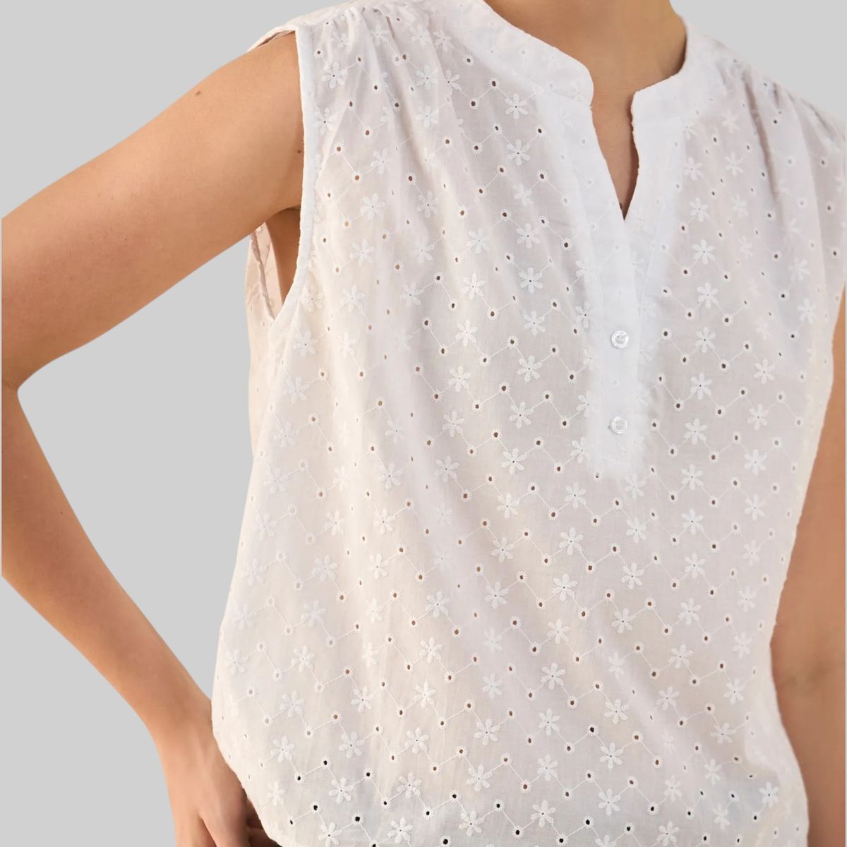 ESPRIT - Esprit Camisa para Mujer con Diseño de Flores - Blusa para Dama Cómoda