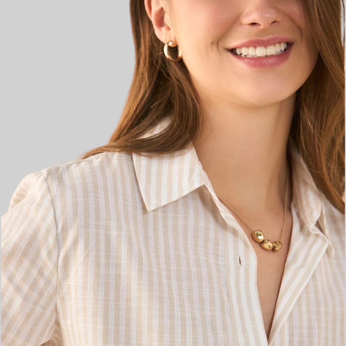 ESPRIT - Esprit Camisa para Mujer Tipo Chaqueta - Blusa para Dama Elegante