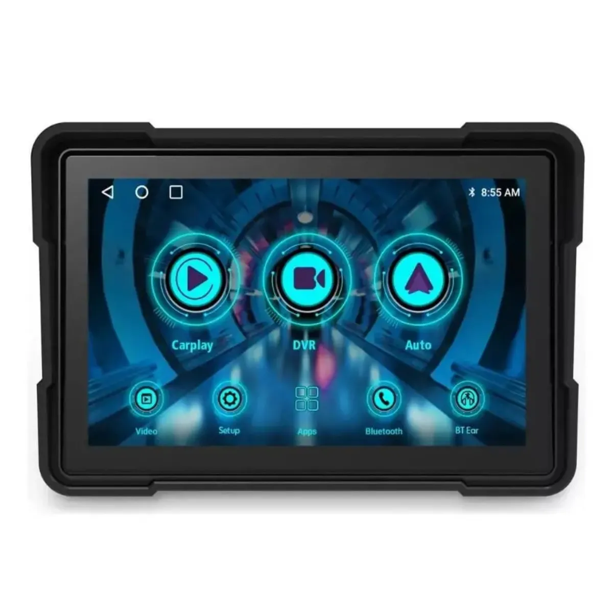 AMERICAN GENERICS - Navegador para moto pantalla táctil Android Apple play -CarPlay GPS