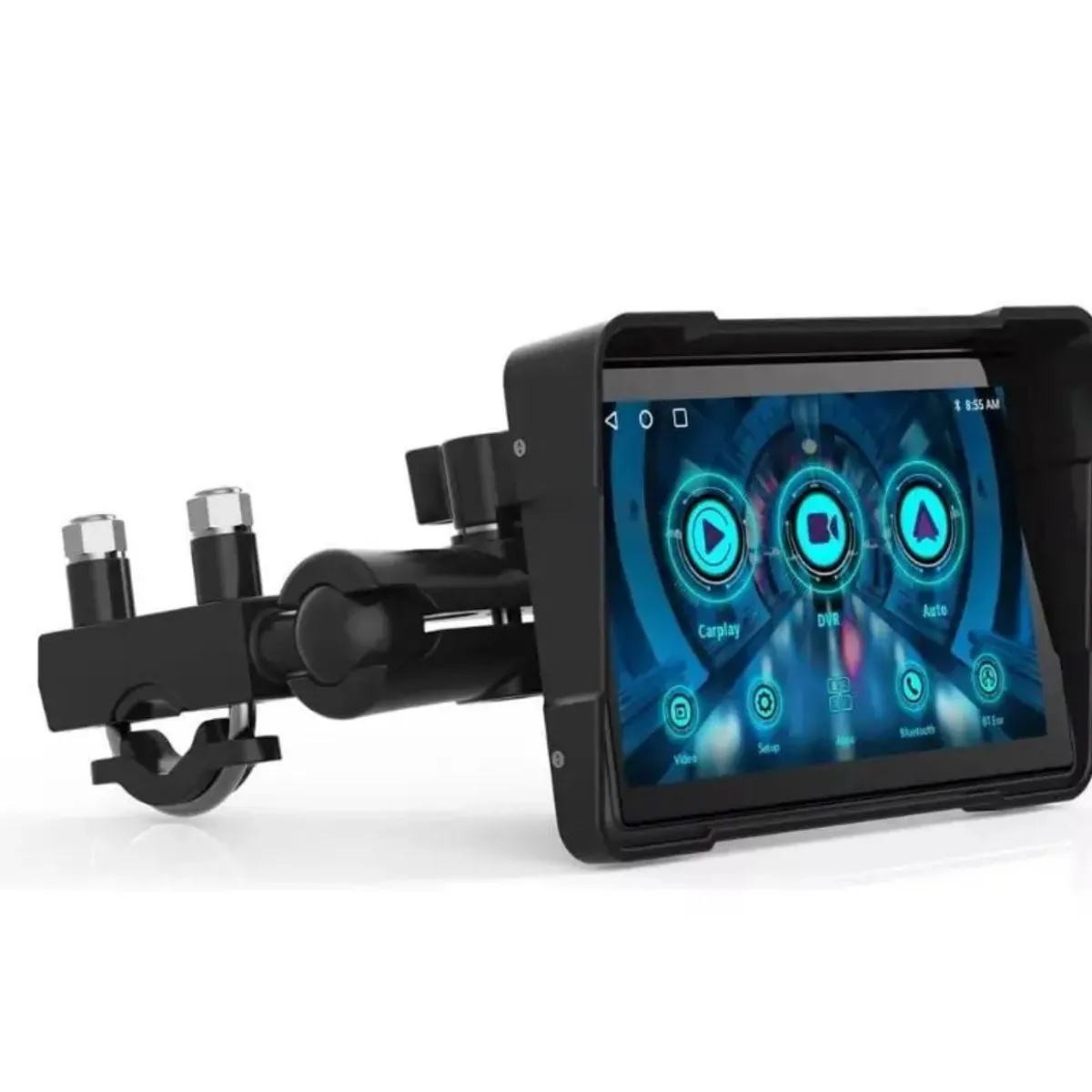 AMERICAN GENERICS - Navegador para moto pantalla táctil Android Apple play -CarPlay GPS