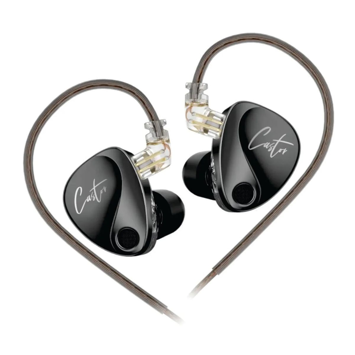 KZ - Audífonos Kz Castor Pure Bass negro Monitores In Ear Sin microfono