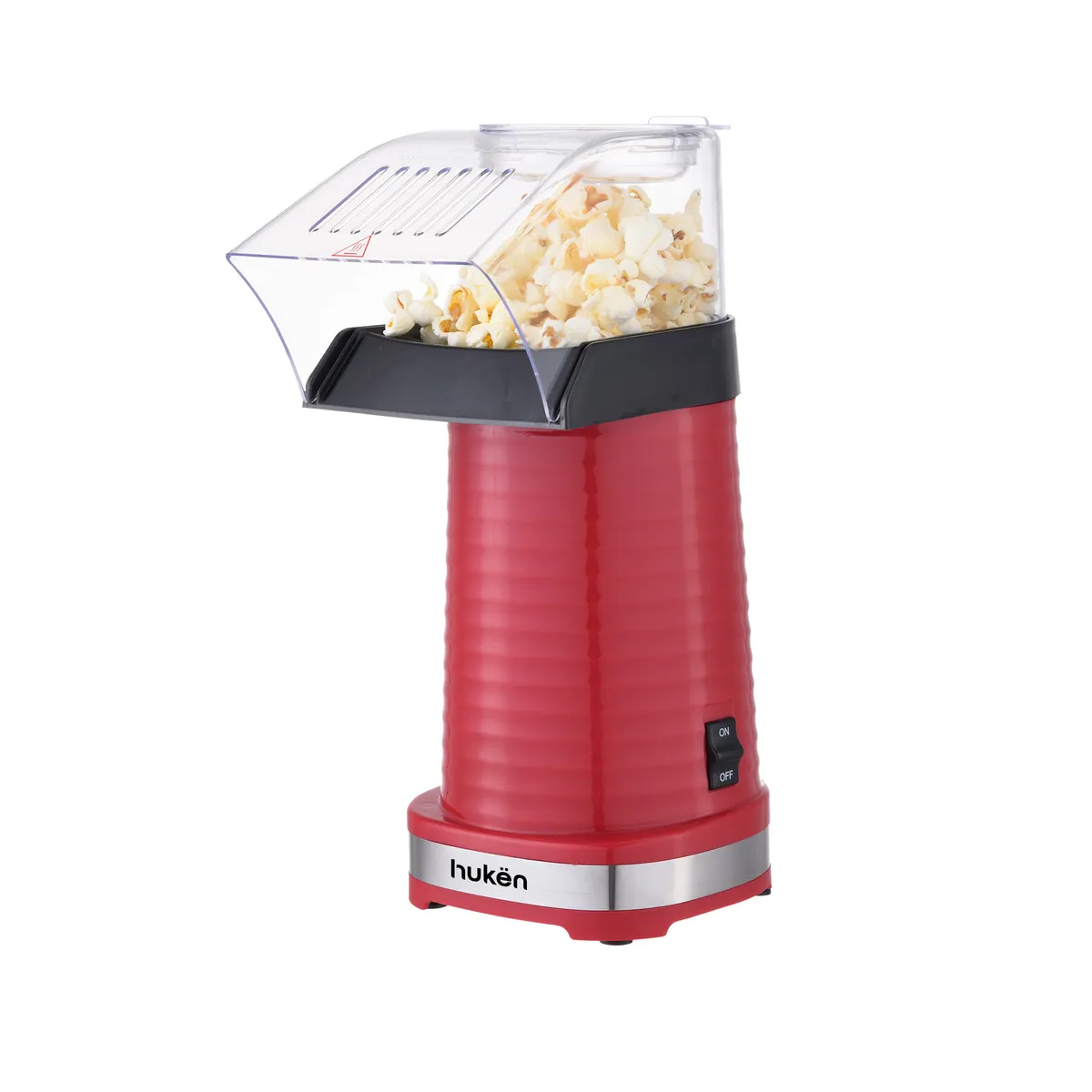 HUKEN - Maquina De Crispetas Air-Pop Max Sin Aceite 80g Hukën