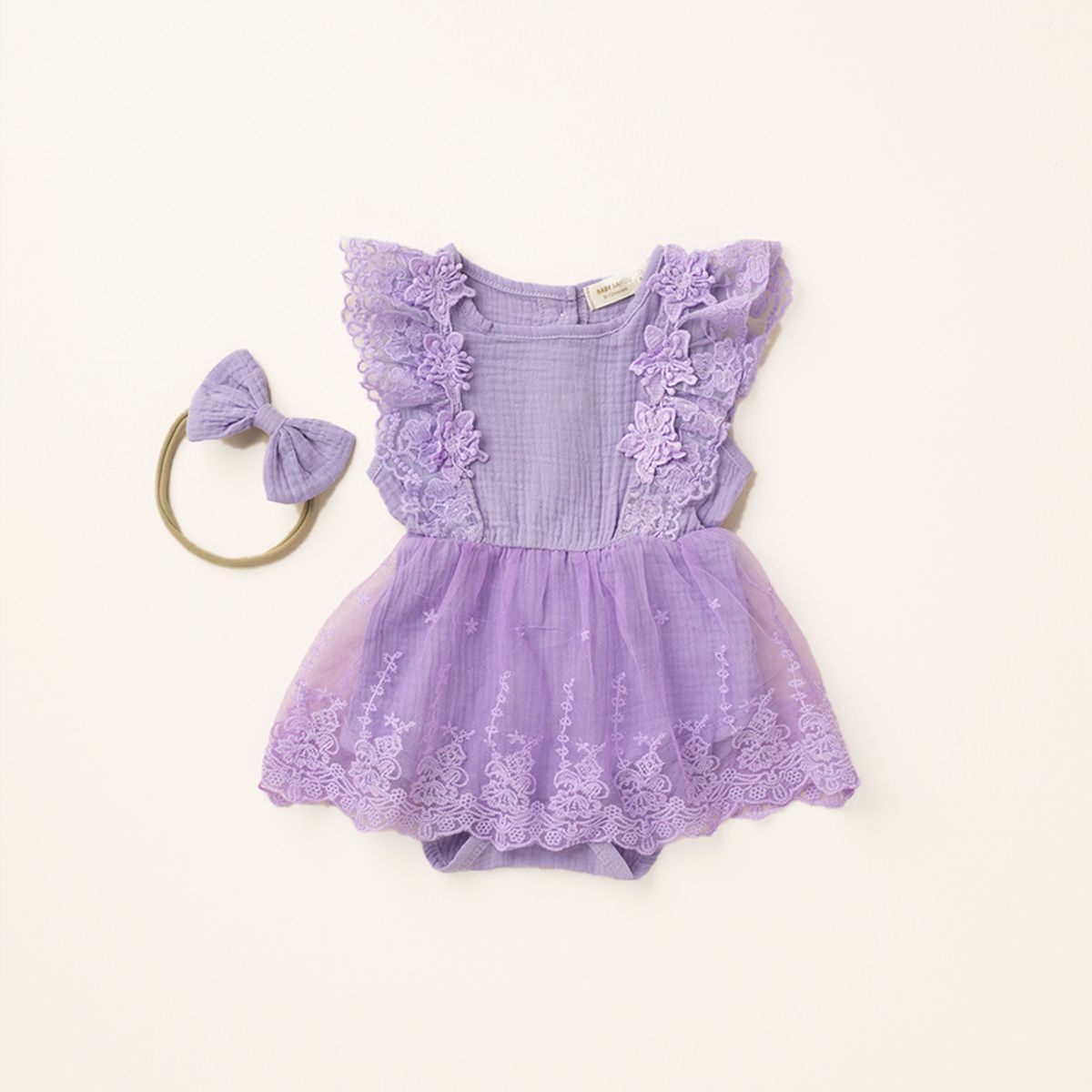 BABY SAMUU - Mameluco de Encaje - Meghan