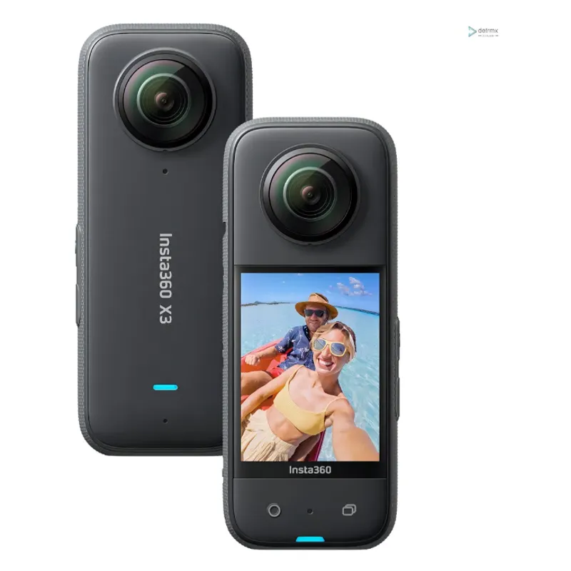 INSTA 360 - Insta360 X3- Cámara de acción impermeable 360 con sensores de 1/2 pulgada