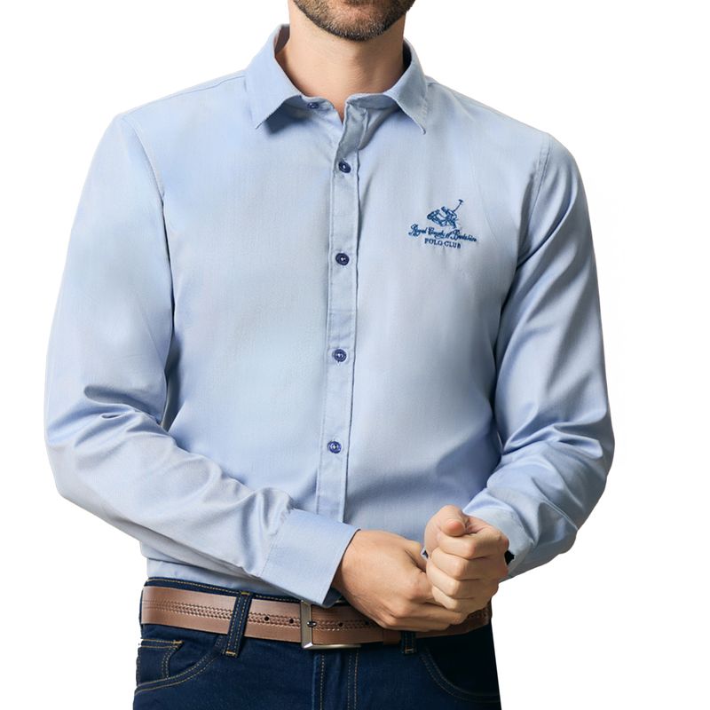 CROYDON - Camisa Joel Azul para Hombre Croydon