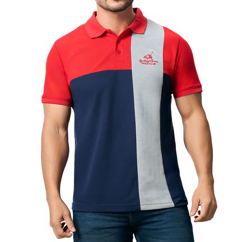 CROYDON - Camiseta Polo Roger Rojo para Hombre Croydon