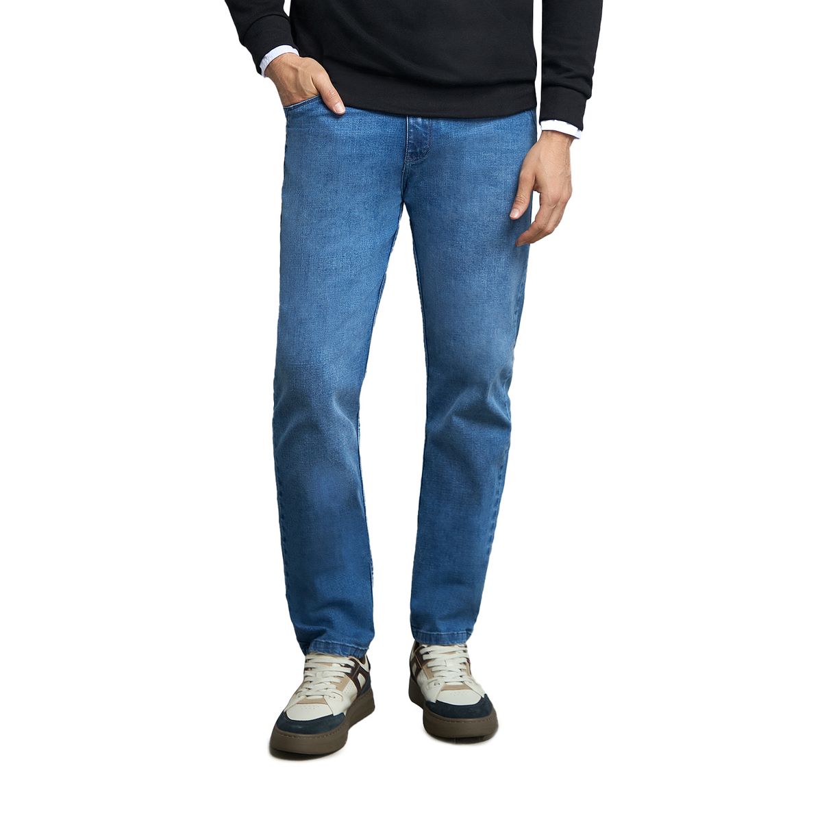 CROYDON - Jean Leo Azul Marino Croydon para Hombre