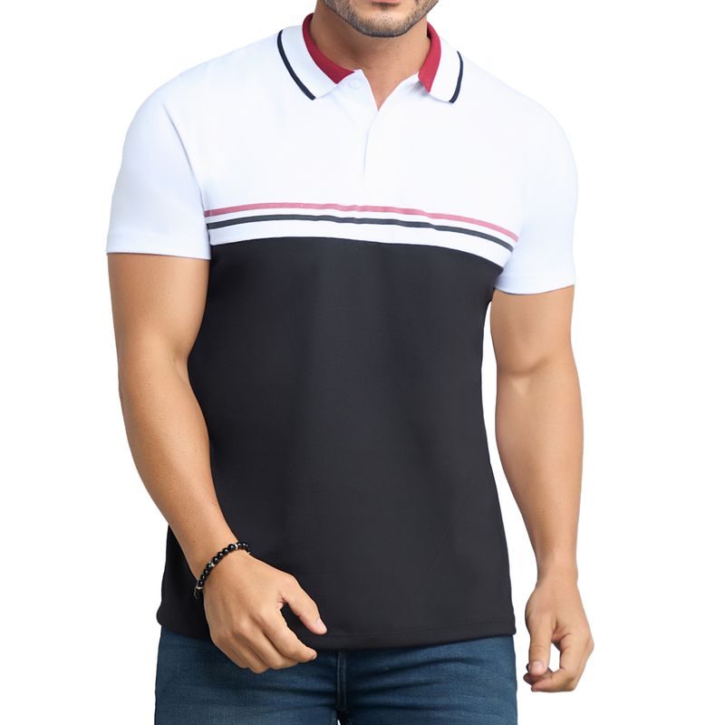 CROYDON - Camiseta Polo Daniel Blanco para Hombre Croydon