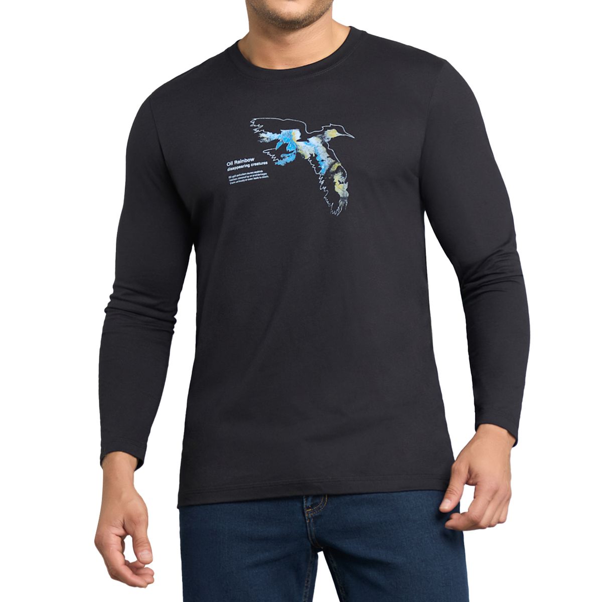 CROYDON - Camibuzo Paul Estampado Negro Croydon para Hombre