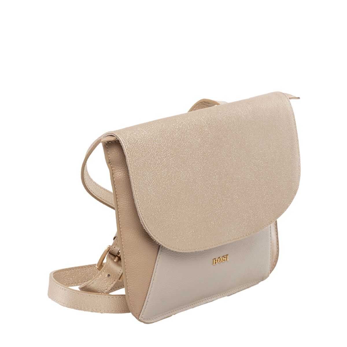 BOSI - Bolso Para Mujer Toreta Dorado Bosi