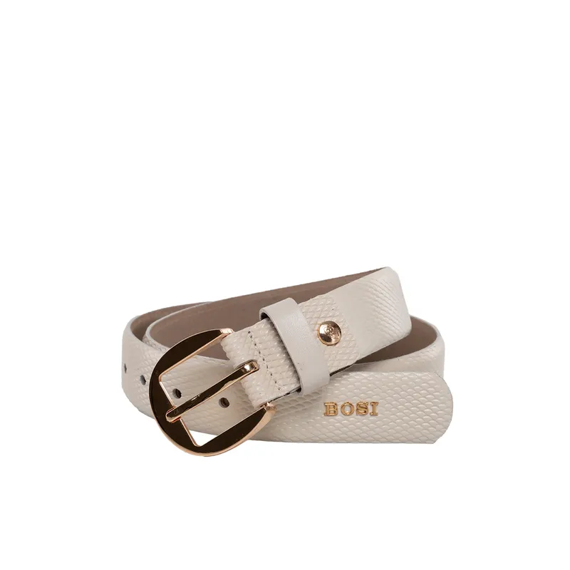 BOSI - Cinturón Para Mujer 673 Blanco Bosi