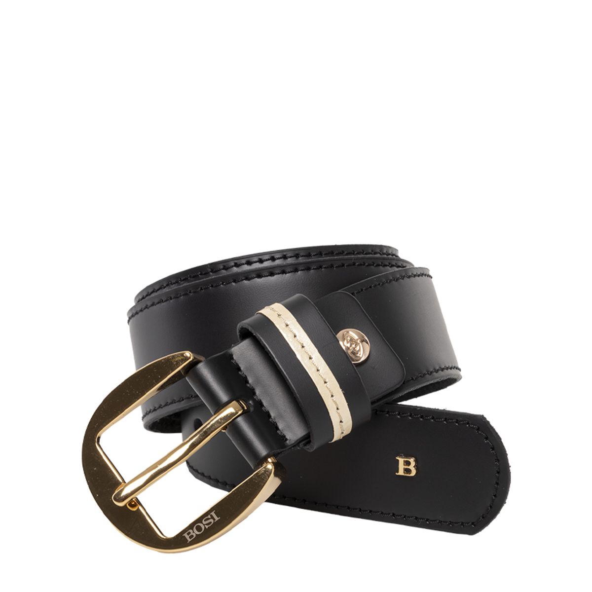 BOSI - Cinturón Para Mujer 688 Negro Bosi