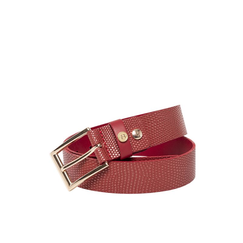 BOSI - Cinturón Para Mujer 658 Rojo Bosi