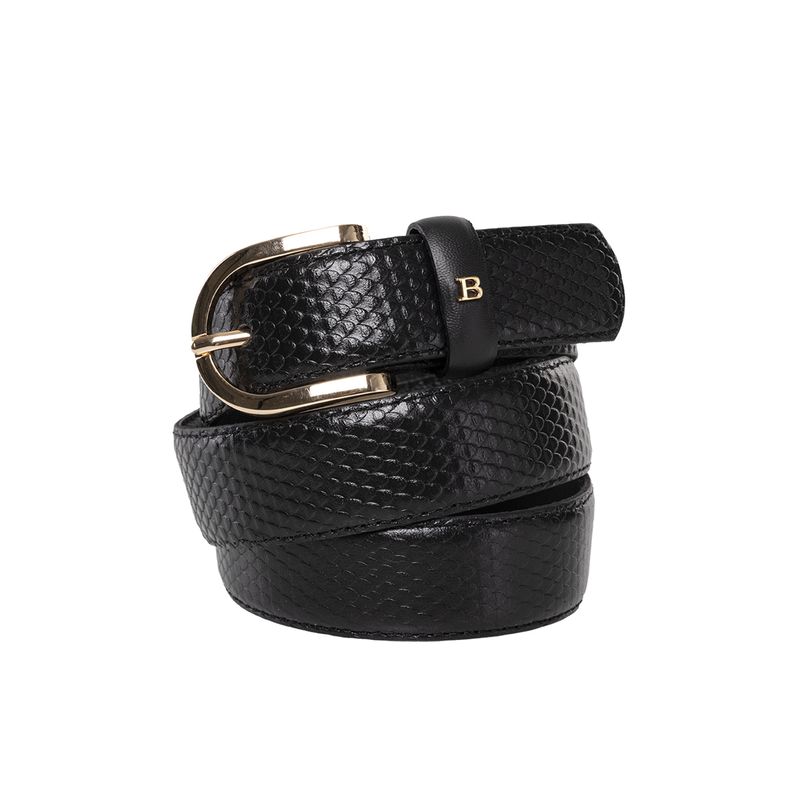 BOSI - Cinturón Para Mujer 645 Negro Bosi