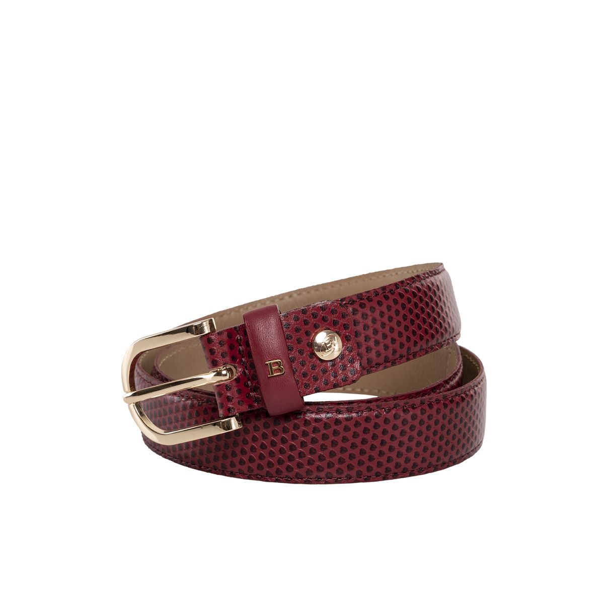 BOSI - Cinturón Para Mujer 645 Rojo Bosi