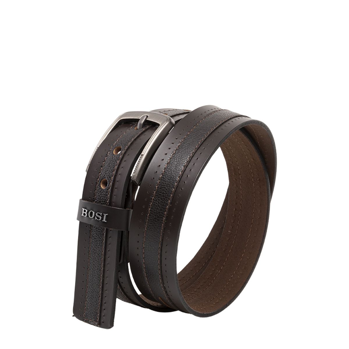 BOSI - Correa Para Hombre 1205 Cafe Bosi