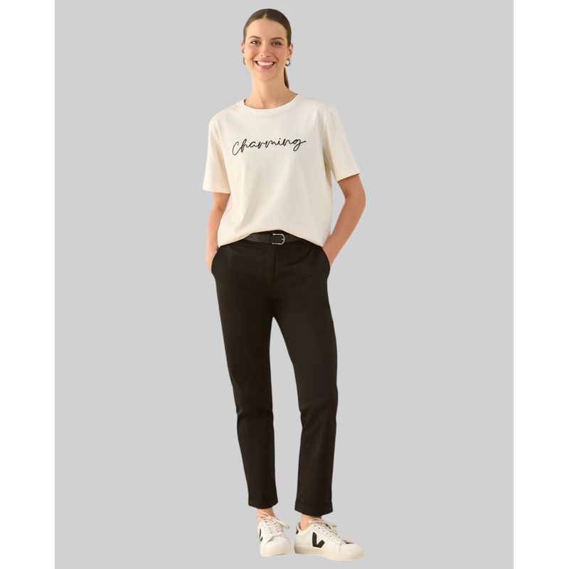 ESPRIT - Pantalón Esprit para Mujer con Guardapolvo el ruedo