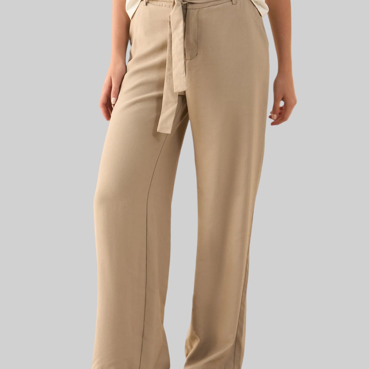 ESPRIT - Esprit Pantalón para Mujer con Elástico Posterior