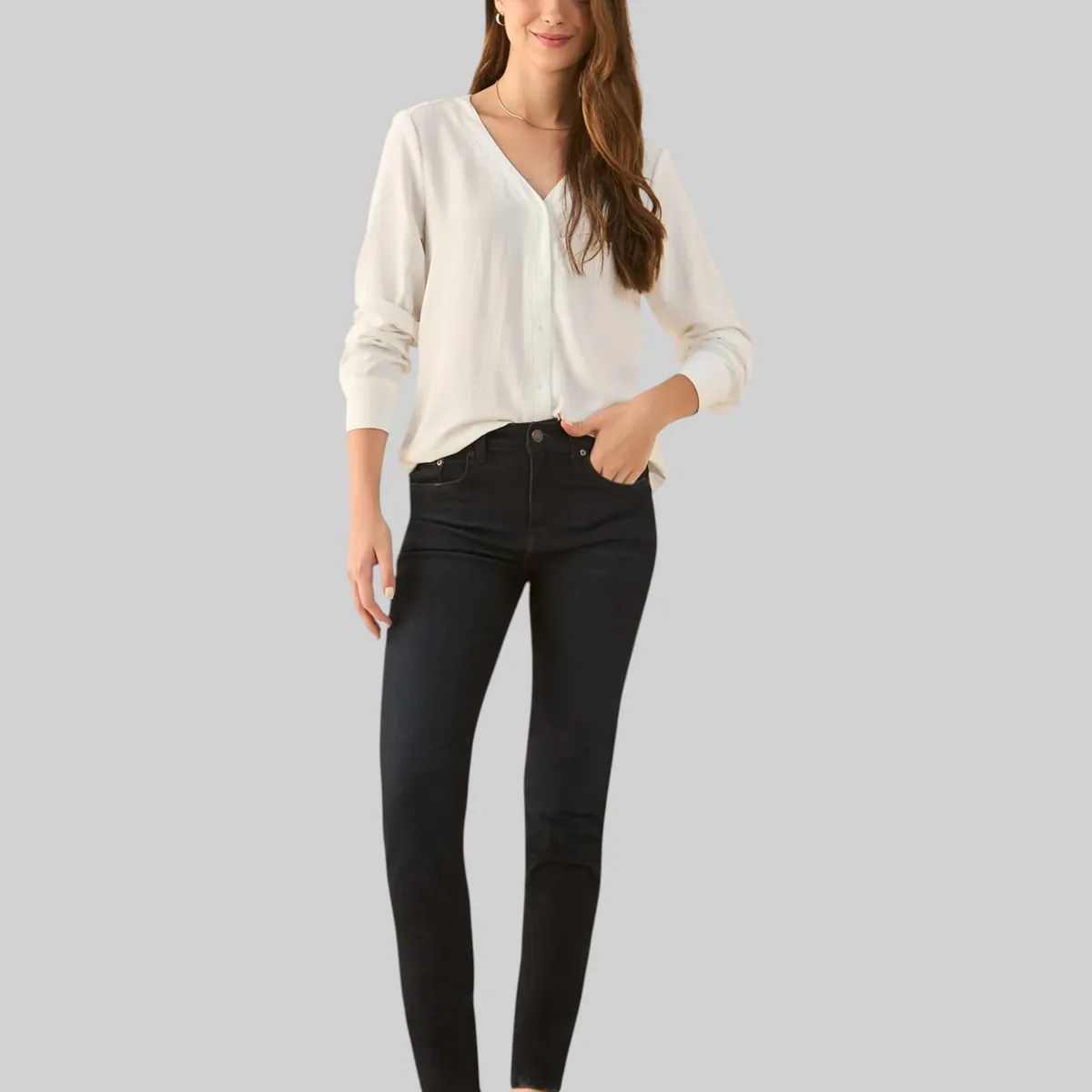 ESPRIT - Esprit Jean para Mujer Clásico 5 Bolsillos