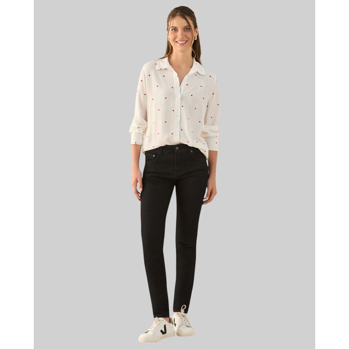 ESPRIT - Esprit Jean para Mujer Bota Recta Oscuro