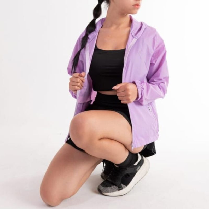 SPORT - Chaqueta Rompevientos Nylon Antifluido Mujer