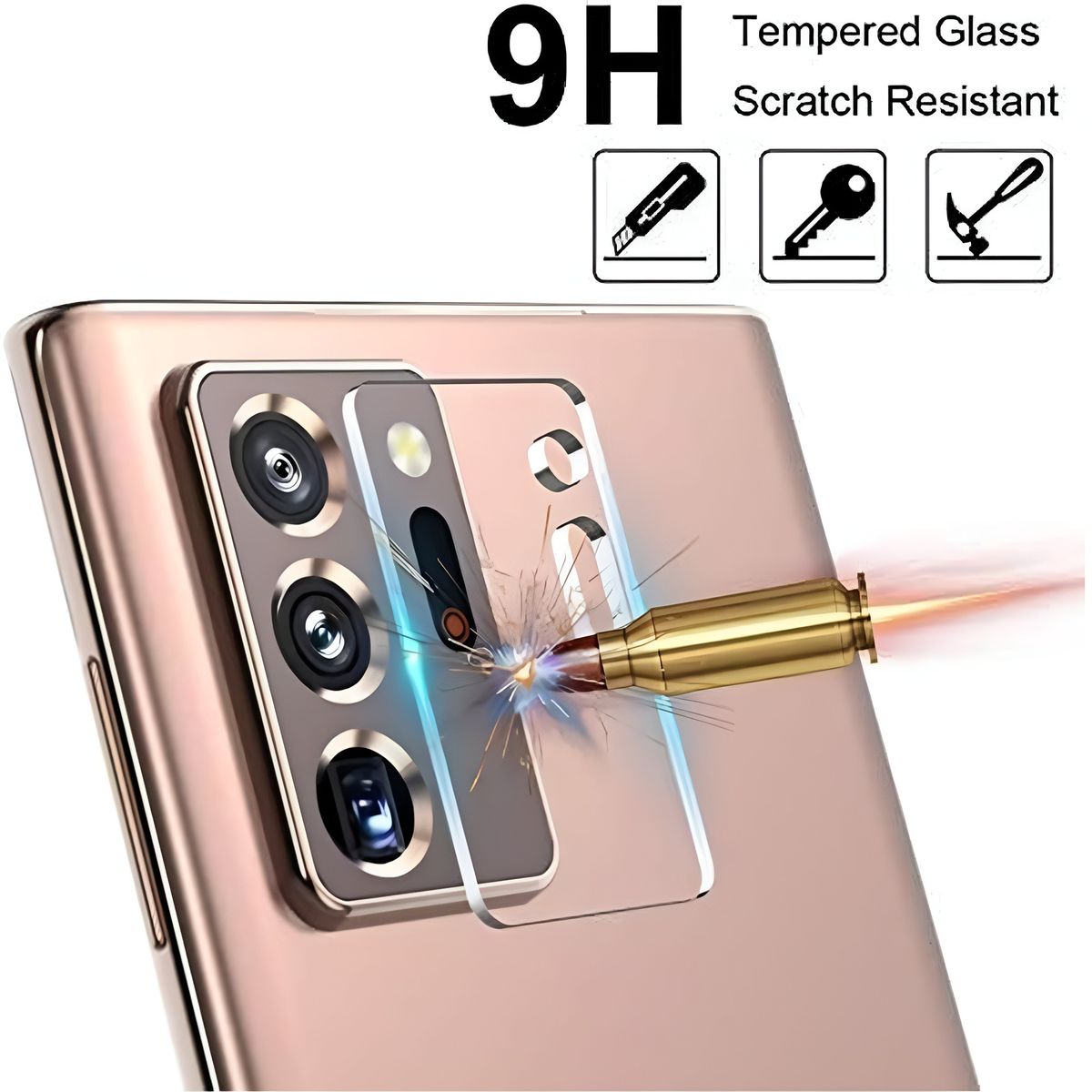 GENERICO - Vidrio Protector Cámara Transparente Compatible Con Samsung A51