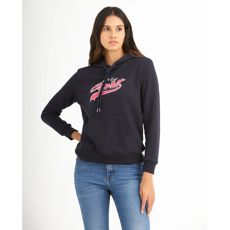 ESPRIT - Buzo Hoodie Esprit Mujer Estampado