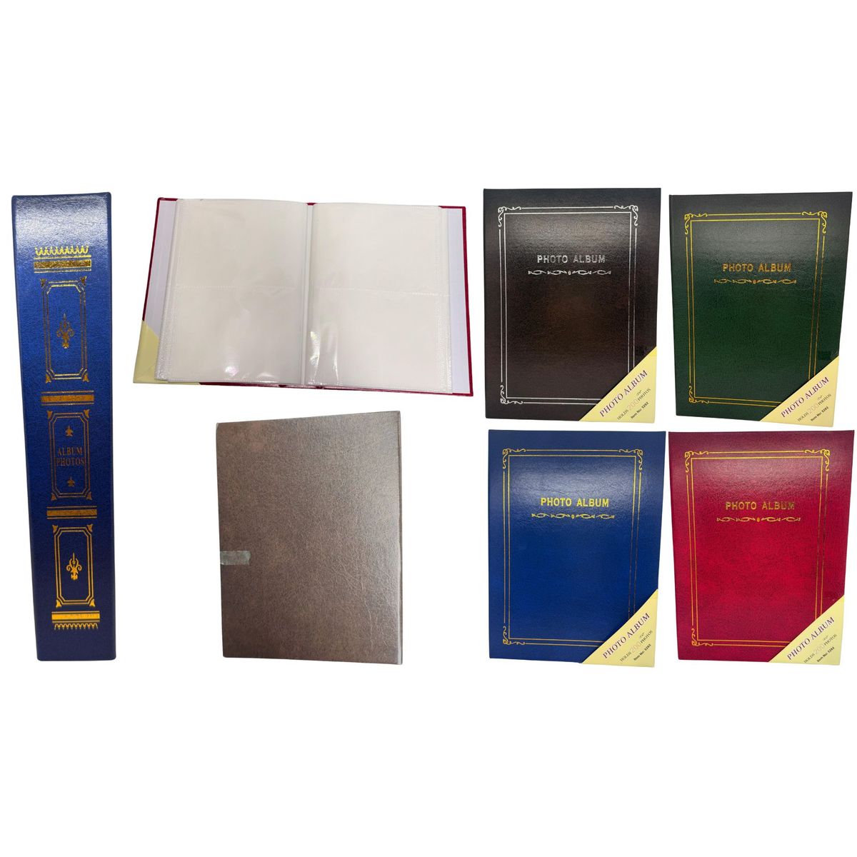 MAZUGI - Álbum De Fotos Fotografías Libro 200 Familiar Pasta Dura 5x7