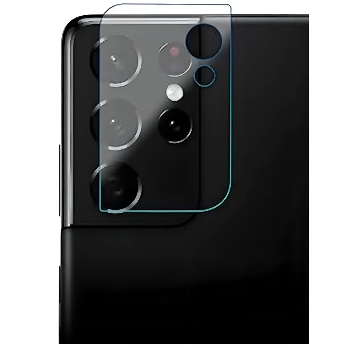 GENERICO - Vidrio Protector Cámara Transparente Compatible Con Samsung S21 Ultra