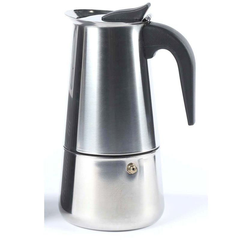 TIGRES DEL ASIA - CAFETERA ESPRESO ACERO 9 TAZAS