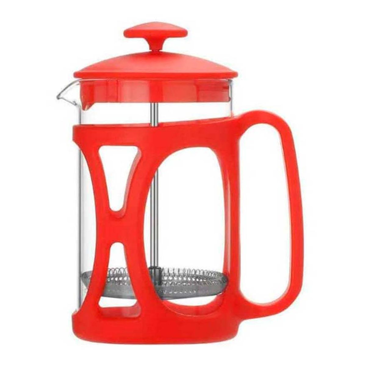 PRIMULA - CAFETERA FRENCH PRESS 08 LT ROJA