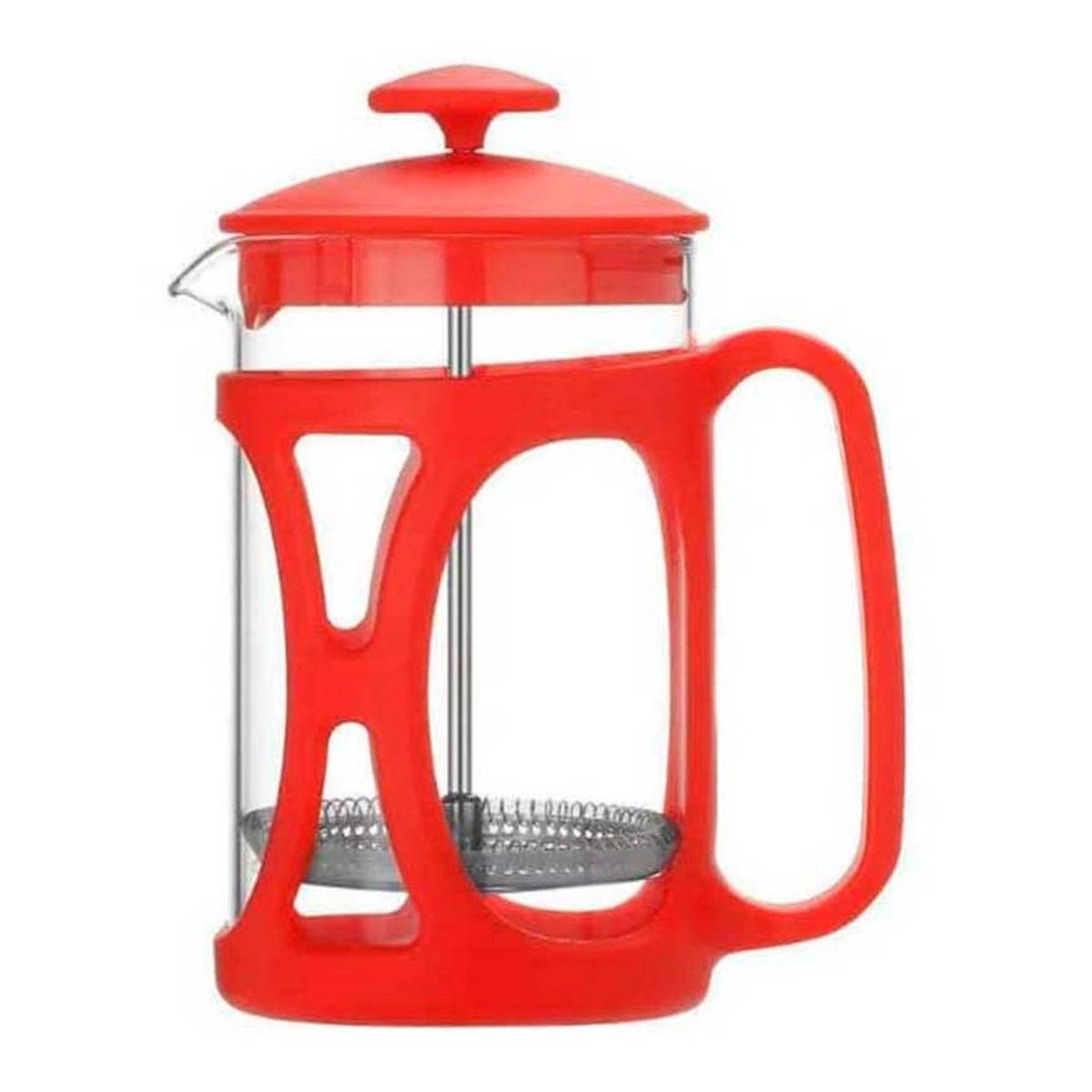 PRIMULA - CAFETERA FRENCH PRESS 08 LT ROJA