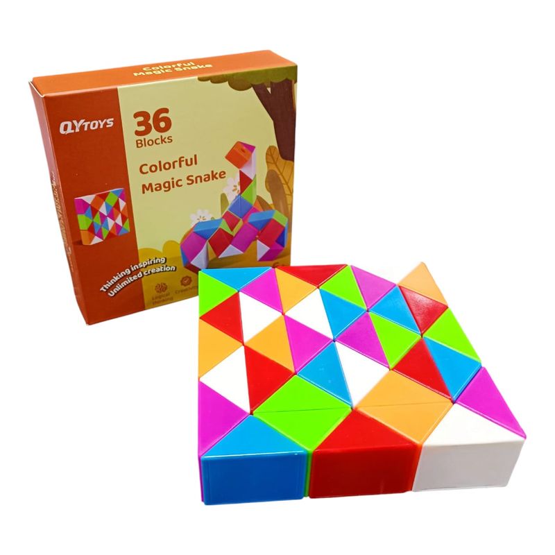 QIYI - Snake Rubik Serpiente Qiyi 36 Piezas Antiestrés Alta Calidad