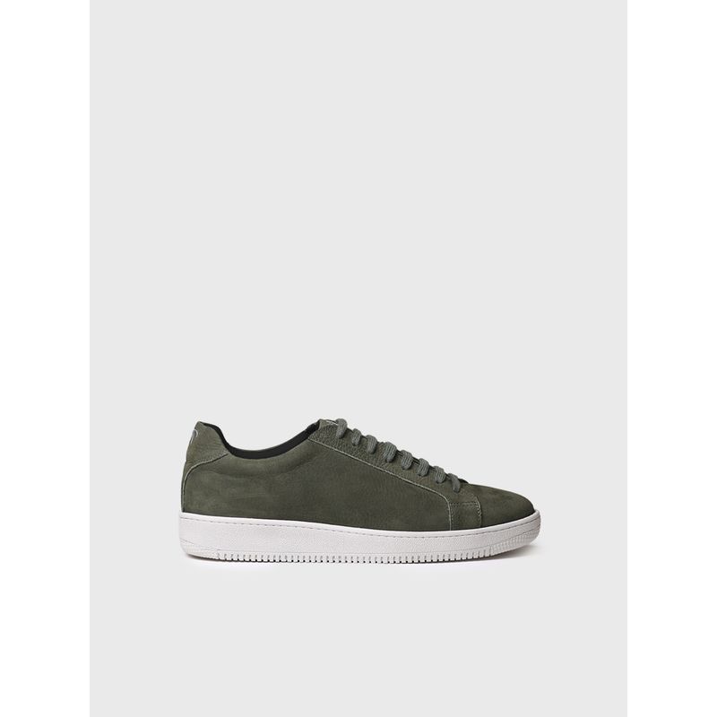 TONI PONS - Zapatilla para hombre en piel nobuck con cordones  DALMAU