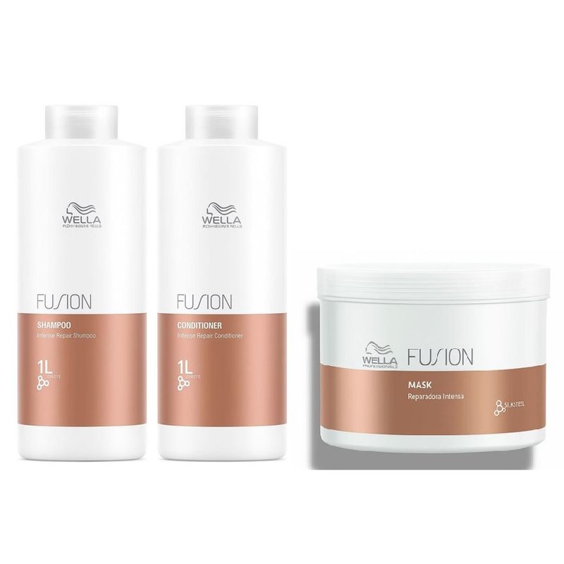 WELLA - Kit Wella Fusion 2500ml Cabello Seco