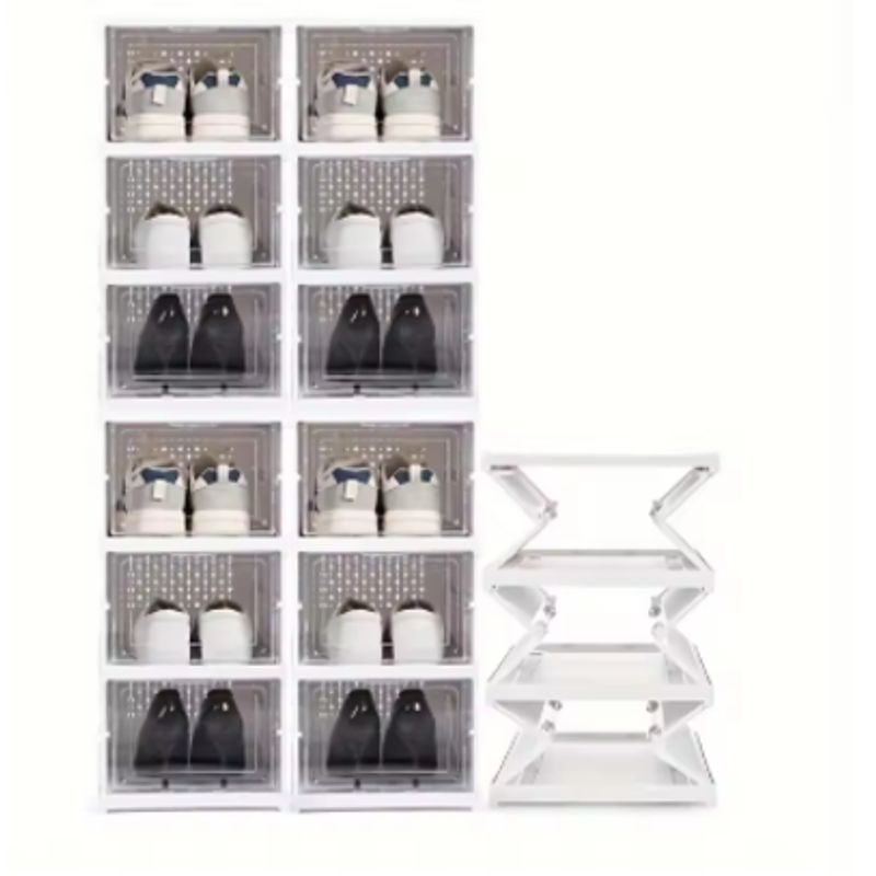 GENERICO - Caja Organizadora De Zapatos Set X6 Premium