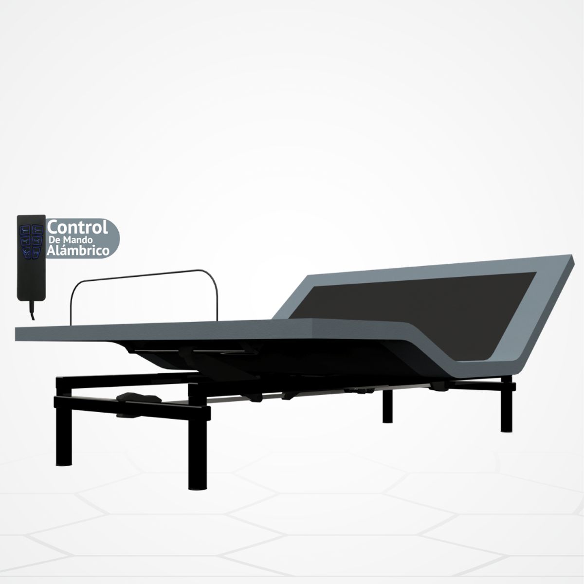 GENERICO - Cama Eléctrica Ajustable EasyBed  Medida 120x190  Sin Colchón