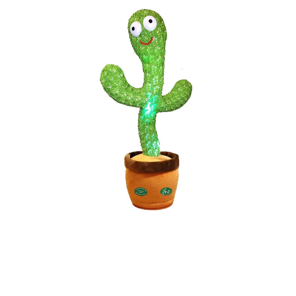 SKY - Peluche Cactus Luminoso Juguete Color Verde 60 Canciones