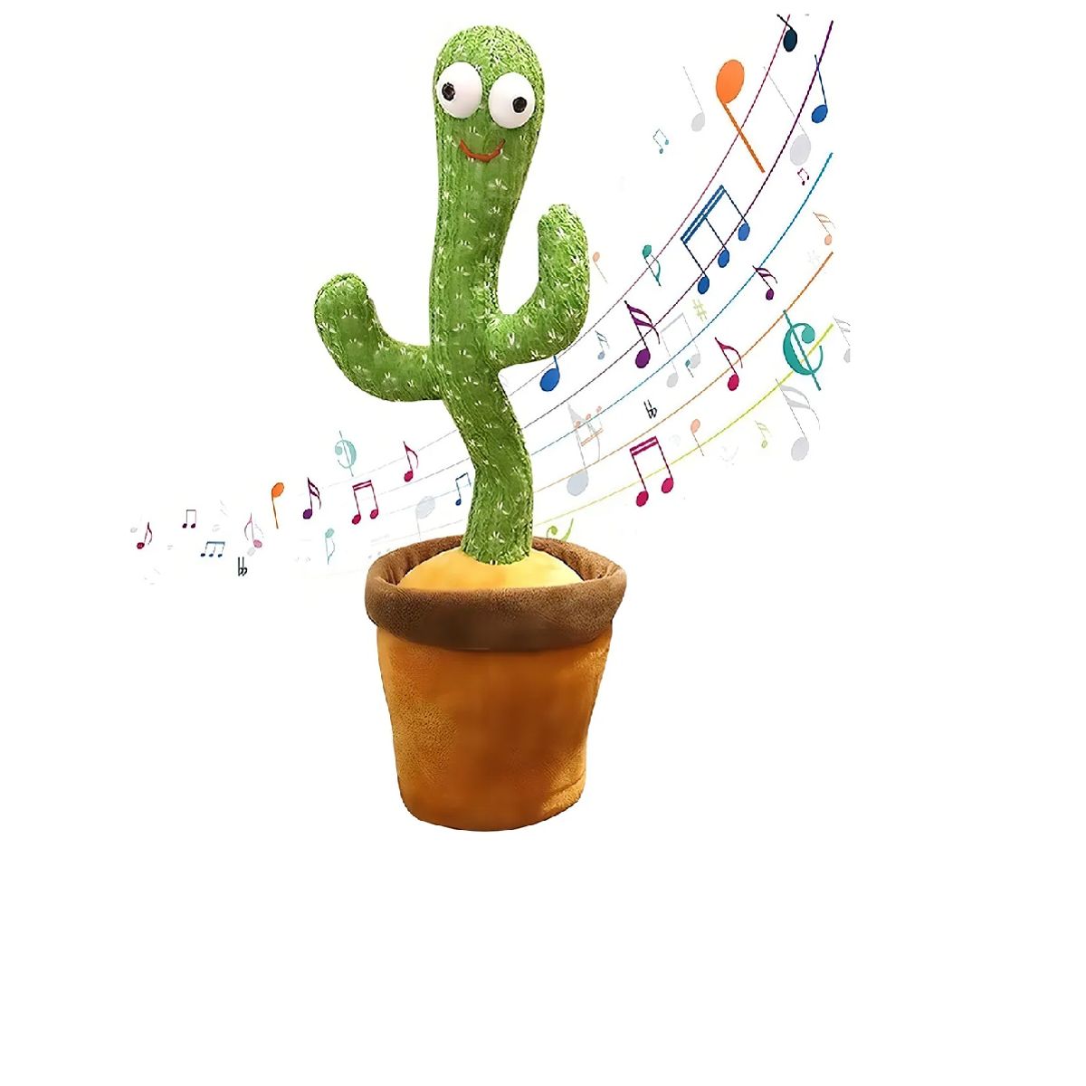 SKY - Peluche Cactus Luminoso Juguete Color Verde 60 Canciones