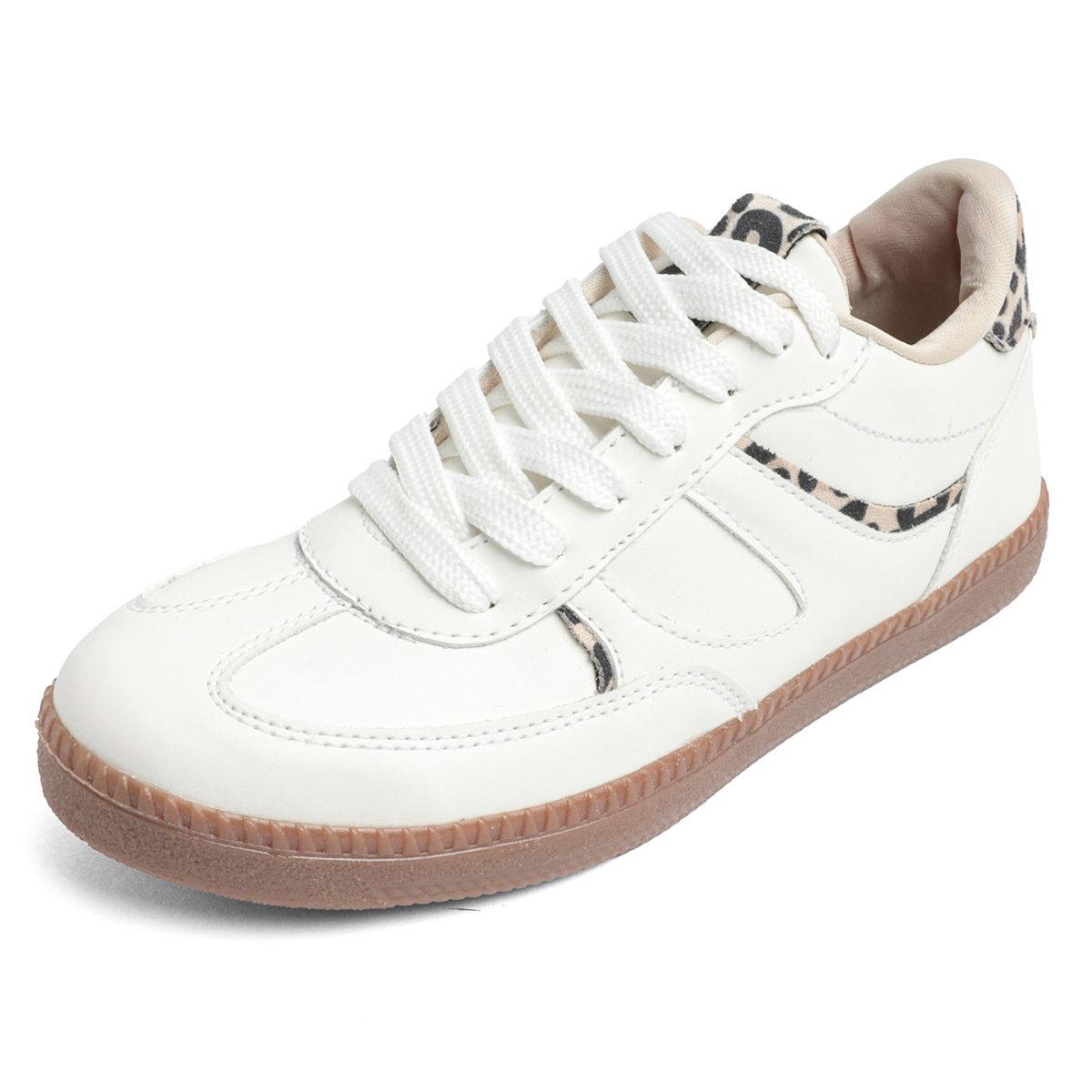 SEVENTEEN - DEPORTIVO BLANCO CON APLIQUES EN ANIMAL PRINT SEVENTEEN LIZZIE