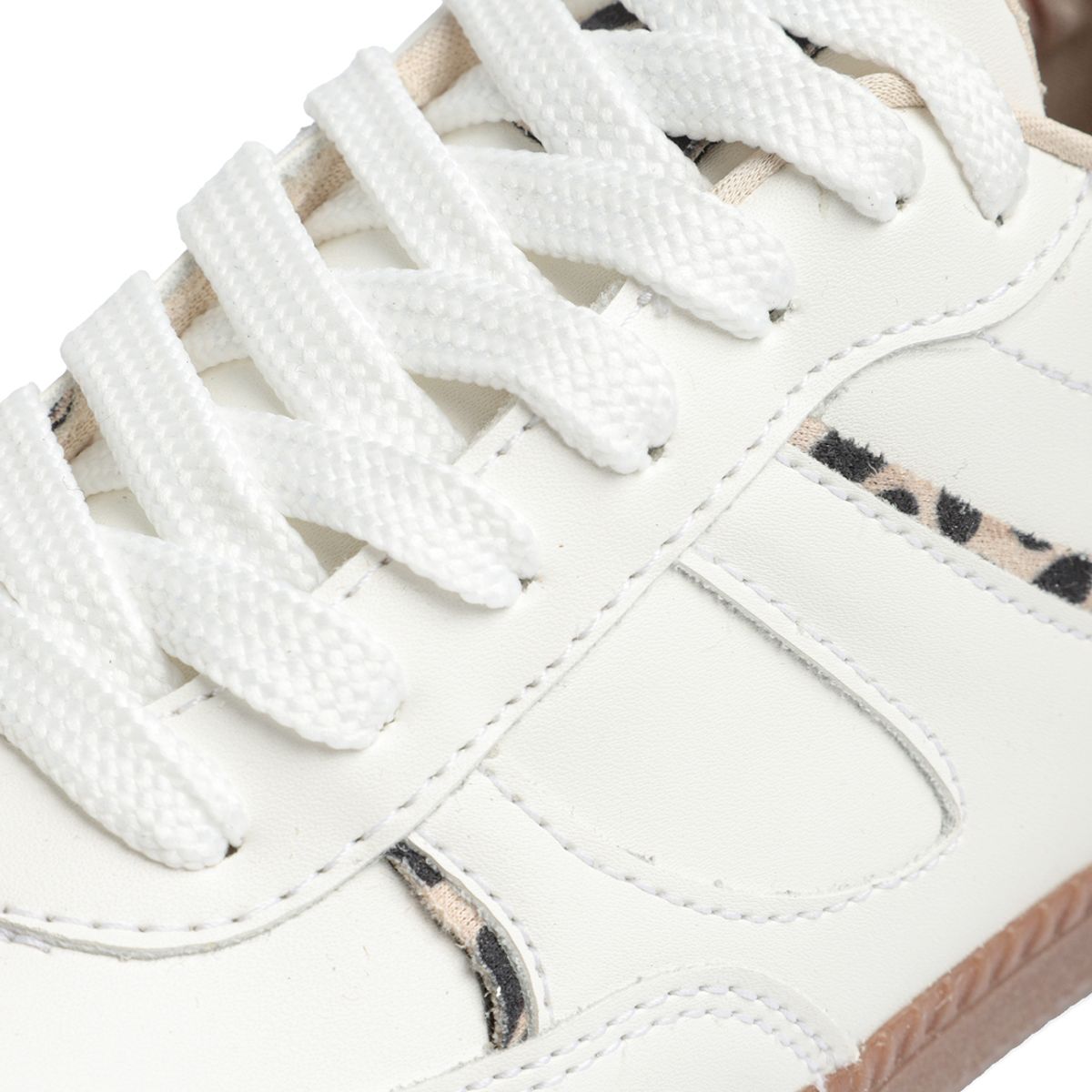 SEVENTEEN - DEPORTIVO BLANCO CON APLIQUES EN ANIMAL PRINT SEVENTEEN LIZZIE