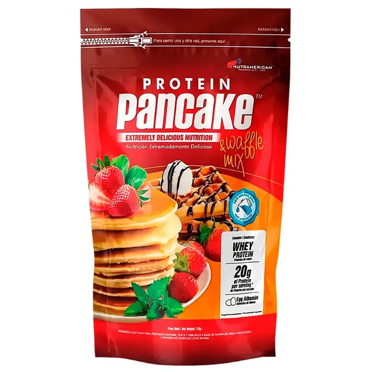 MEGAPLEX - Proteina Pancake & Waffle  Mezcla Proteica Saludable