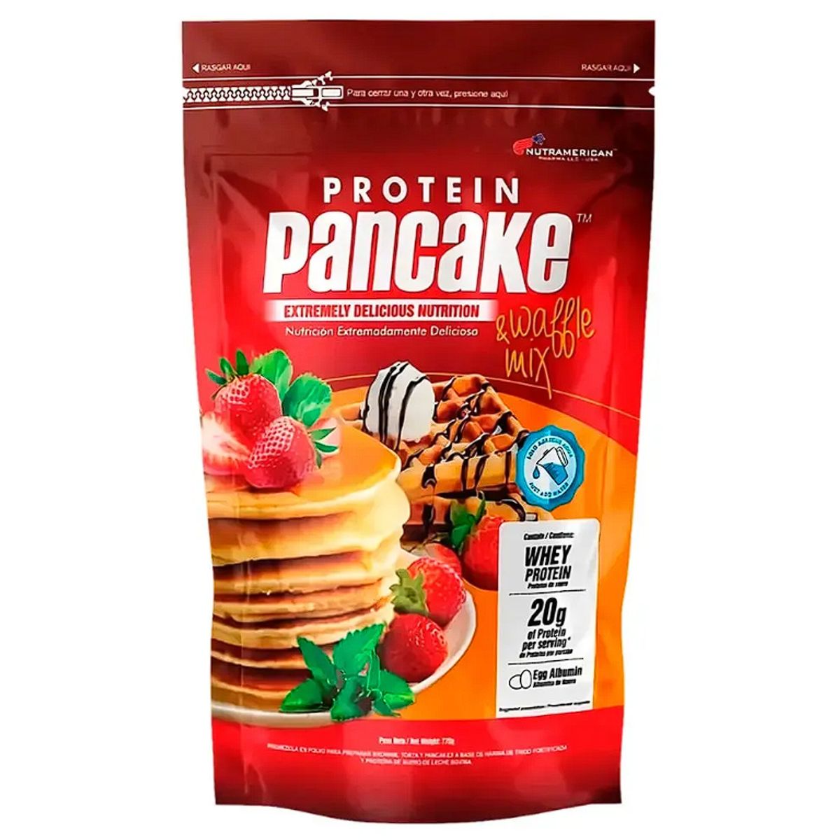 MEGAPLEX - Proteina Pancake & Waffle  Mezcla Proteica Saludable
